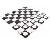 Garden Mile Giant Draughts & Chess 2 in 1 Family Party Game - Indoor & Outdoor Garden Kids Games - Giant Board Games