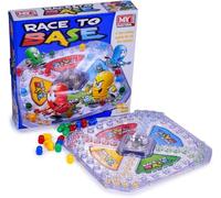 Garden Mile Race to Base Classic Family Board Game 2-4 Player Pop & Move Game for Kids Age 4+ Colourful Counter Game with Popping Dice Dome - Fun, Fast-Paced Preschool Game