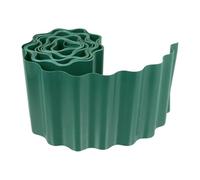 Garden Mile Green Garden Border Edging 9M - Easy Install - Durable & Flexible Garden Edging - 15CM Tall - Weather Resistant Landscape Dividers - Plastic Border Edging Roll For Garden