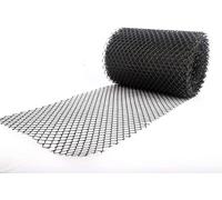 Garden Mile Guttering Mesh Guard Gutter Cover - Nylon Mesh Netting Outdoor Drain Cover Shed Guttering for Block Leaf, Debris, Twigs and More - Black (2)