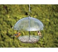 Garden Mile Hanging Dome Canopy Seed Feeder Bird Feed Seed Hanging Nut Seeds Suet Cake Fat Balls Outdoor Garden Patio Perfect For Garden Wild Birds Wildlife Food
