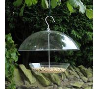 Garden Mile Hanging Dome Canopy Seed Feeder Bird Feed Seed Hanging Nut Seeds Suet Cake Fat Balls Outdoor Garden Patio Perfect For Garden Wild Birds Wildlife Food