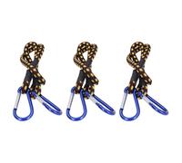 Garden Mile Heavy Duty Bungee Cords with Carabiner Clips | 24” Long Elastic Straps for Tarps, Bike Rack, Camping Gear, Luggage Straps, Roof Rack, Van Accessories, and Outdoor Essentials (3 Pcs)