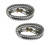 Garden Mile Heavy Duty Bungee Cords with Hooks 48" | Elastic Bungee Straps, Camping Essentials, Luggage Straps | Adjustable Bungee Rope for Camping Accessories, Caravan, and Outdoor Use (2pc)