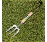 Garden Mile Heavy Duty Garden Fork | Stainless Steel Hand Fork for Gardening, Digging | Durable Steel Construction, Ergonomic Handle for Home & Outdoor Use