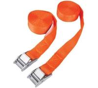 Garden Mile Heavy Duty Ratchet Straps Buckle Tie Down and Car Tensioning Adjustable Tensioning Suitable For Motorcycles, Cargo, Trucks Van Car Load Roof Box Orange Rachet Straps Set