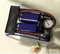 Garden Mile High Output Pump For Swimming Pool Inflatables, Air Bed, Balloon Pump, Inflatable Mattress, Inflatable Sofa (Two Cylinder Foot Pump)