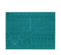 Garden Mile Green Self Healing Anti-Slip Cutting Mat - Triple-Layered Blade-Resistant Core High-Density Angle Metric with Pre-Printed Grid Lines for Accurate Cutting Crafting - (A2)