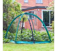 Garden Mile Large Pop-Up Cloche 1.2 x 1.2m Protective Cage - Butterfly Netting Greenhouse Planter Cover for Raised Beds, Allotments, and Veg Patches - Insect Mesh Grow Tunnel for Crop Protection