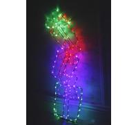 Garden Mile Large Pre-Lit Christmas Rope Lights Silhouette LED Lights Waterproof Indoor/Outdoor Christmas Decoration Festive Lighting Xmas Home Decor (Gift Box)