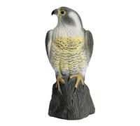 Garden Mile Large Realistic Falcon Decoy Bird Deterrant Lifelike Full Bodied Bird Of Prey Pest Control Garden Statue Realistic Cat Bird Pest Repeller Garden Pond Decoration