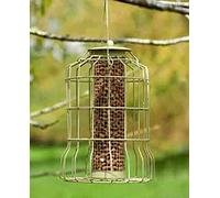Garden Mile Large Squirrel Proof Bird Feeders Heavy Duty Peanut Bird Feeder Hanging Weatherproof Metal Hanging Feeders All Season Wildlife Perfect For Garden Patio Outdoors