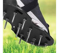 Garden Mile Lawn Aerator Shoes with Heavy-Duty Spikes - Durable Aerating Sandals for Greener Grass & Healthy Soil - Universal Fit with Adjustable Straps - Easy DIY Lawn Care