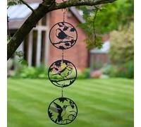 Garden Mile Metal Hanging Tree Bird Decoration - Outdoor Garden Insect Ornament for Outside Fairy Decor