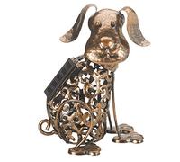 Smart Garden Metal Scroll Dog Solar Light