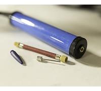 Garden Mile Mini T-Handle Blue Bike Pump - Lightweight and Tyre Portable Bicycle Pump Easy Grip Air Pump Analogic Bike Accessories Air Inflator for Bikes, Tire, Sports Balls, Cycling (24cm)