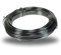 Garden Mile Multi Purpose Garden Wire - Plastic Coated Wire - Durable Construction - Perfect Garden Accessory (1, 1.6mm Diameter 15M Length Black)
