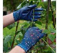 Garden Mile Mushroom Garden Kneeler Triple Pack Cotton Grip Garden Gloves Lightweight with Handles Multi-Use Indoor Outdoor Durable Gardening Protection (Mushroom Seed & Weed Gloves)