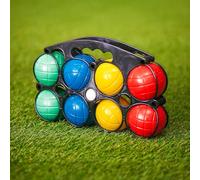 Garden Mile Plastic Boules Set for Kids and Adults - 8 Colourful Water-Filled Boules with Jack, Durable Outdoor Lawn Games, Portable Carry Case for Beach, Camping, & Picnic Fun