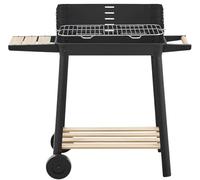 Garden Mile Portable Charcoal Barbecue Grill with Adjustable Grill Height