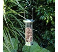 Garden Mile Premium Metal Bird Feeders Hanging Garden Decoration Durable Peanut Feeders For Birds Easy To Hang Peanut Bird Feeder Perfect For Outdoors And Hanging Stations
