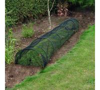 Garden Mile Rust Proof Galvanised Steel Frame Net Grow Tunnel - 3m Length 45cm Height - Garden Netting for Plants, Vegetables - Polyester Mesh Garden Netting with Steel Supports