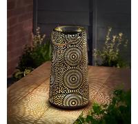 Garden Mile Solar LED Lantern Autumn Lighting for Outdoors Hanging Garden Damasque Lamp Solar Lighting for Outside Silhouette Lighting for Garden (Muscat Lantern - XL)