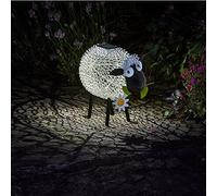 Garden Mile Solar Powered Outdoor Illuminated Sheep, LED Garden or Patio Lights, Novelty Solar Garden Lights, LED Animal Ornaments Decoration (Sheep)