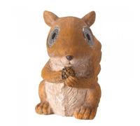 Garden Mile Squirrel Garden Ornaments Outdoor Waterproof Animal Ornaments Solar Lights Outdoor Garden Solar Ornaments Perfect For Patio Yard Flowerbeds Outside Decorations Lighting