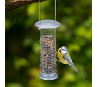 Garden Mile Squirrel Proof Bird Feeder for Small Birds | Hanging Wild Bird Feeders for Outdoors, Garden, and Patio | Ideal for Peanuts, Sunflower Hearts, and Mealworms | Nuts Feeder