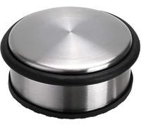 Garden Mile Stainless Steel Door Stop 1kg Heavy Duty Door Stopper 1 Pack - Non-Scratch Stainless Steel Chrome Door Stoppers for Floor - Portable Door Stopper
