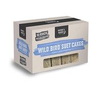 Garden Mile® Suet Balls Bird Food Fat Balls for Birds Suet Fat Balls Premium Garden Wild Bird Food High in Energy & Protein-Rich Feed Birds (6 Suet Blocks)