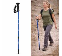 Garden Mile Telescopic Hiking Pole - Lightweight Aluminium Trekking Pole with Anti-Shock System, Adjustable 65-135cm & Ergonomic Grip - Walking Stick for Hiking, Trekking & Outdoor Walking