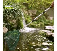 Garden Mile Telescopic Landing Net Lightweight Fishing Net Extends from 63cm to 150cm Aluminium Folding Fishing Pole Extending Lightweight Fly Sea Trout Carp Trout Stream, River, Lake, Boat Fishing