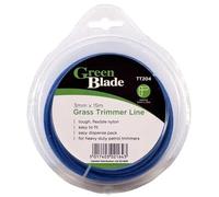 Garden Mile® Various Sizes Garden Grass Trimmer Wire Outdoor Border Cord Line Nylon Round String Wire Hedge Electric Lawn Trimmer Strimmer (3mm x 15m Grass Trimmer Line (x1))