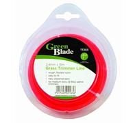 Garden Mile® Various Sizes Garden Grass Trimmer Wire Outdoor Border Cord Line Nylon Round String Wire Hedge Electric Lawn Trimmer Strimmer (2.4mm x 15m Grass Trimmer Line (x1))