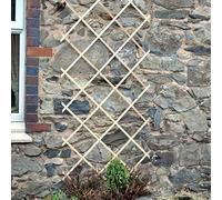 Garden Mile Wooden Expanding Trellis Garden Wall for Climbing Plants Wooden Climbing Plant Support Panel for Flowers Decorative Trellis Fence Panels Expandable 180 x 90cm