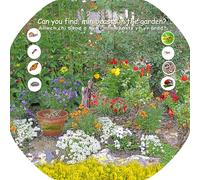 Garden Minibeasts in Welsh Vinyl Tuff Tray Insert - 86 x 86 cm - Ideal for Large Tuff Spot Tuff Tray - Tuff Tray NOT Included