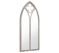 (sand, 100 x 45 cm) vidaXL Garden Mirror Iron for Outdoor Use Mirror Black/Sand 100x45/70x30 cm