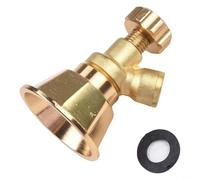 Garden Misting Nozzles, Adjustable Agricultural Sprayer Brass Atomizing Adjustable Nozzle, For Watering Lawn Plants Flowers Vegetables Lawn Plants