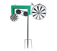 Garden Mobiles | Terrace Tractor Windmill | Rotating Metal Outdoor Garden Decor - Heavy Duty Wind Spinner Decoration for Lawn, Patio and Outdoor Spaces