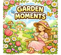 Garden Moments: A Relaxing Coloring Book for Women with Garden Flowers, Cute Animals, and Spring Scenes - Perfect for Easter, Valentine’s Day & Mother's Day Gifts