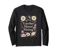 Garden Mood Rising Floral Aesthetic Art Long Sleeve T-Shirt