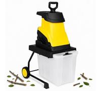 Garden Mulcher Electric Wood Chipper for Home Yard Cleanup 30m-PowerCord