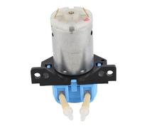 Garden Multi Functional Mini Right Angle 12V DC Peristaltic Liquid Pump, Dosing Hose Pump for Precise Fluid Transfer, Self Priming with Snap On Head for Labs Water Treatment Biotec (Blue)