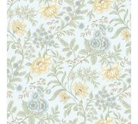 Garden Muse Wallpaper Sky Blue Rasch 100005