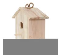 Garden Nest Box - Wooden Aviary, Transparent Panel Observation, Easy Mount Birdhouse | Usage Bird Haven Supporting Yard Deck Porch Lawn Balcony Tree Winter Feeding Breeding Habitat