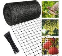 Garden Netting, 2.1x30m(7*100ft) Bird Netting Garden Netting Reusable, Bird Netting for Garden with 50x Cable Ties, Heavy Duty Large Garden Net Kit Pond Netting for Protecting Vegetables Plants Fruit
