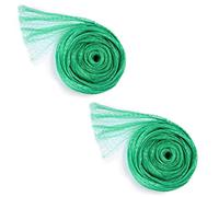 Garden Netting 2 Pack (4m x 10m Each) - Green Fine Mesh Nylon Garden Net, Anti Bird Netting for Vegetable Patches, Raised Beds, Plants & Fruit Trees, Pond Cover, Cat Deterrent, UV Resistant