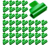 Garden Netting Clips, Greenhouse Clips for Plant Support, 50Pcs Garden Hoops for Netting, 11mm Plastic PP Netting Clips, Ideal for Extending Growing Season in Greenhouses and Gardens